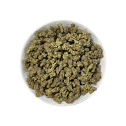 PUFFY Lemon Candy is a sativa-dominant hybrid THCa strain, crafted from the legendary lineage of American indica with NYC Diesel. The aroma carries strong notes of eucalyptus, layered with sharp hints of gas and a distinct chemical undertone. Visually striking, these dense, frosty buds glisten with trichomes, displaying deep greens with hints of lime and purple, accented by vibrant orange pistils. Consumers often report an initial wave of uplifting euphoria that elevates the spirit and energizes the mind, g