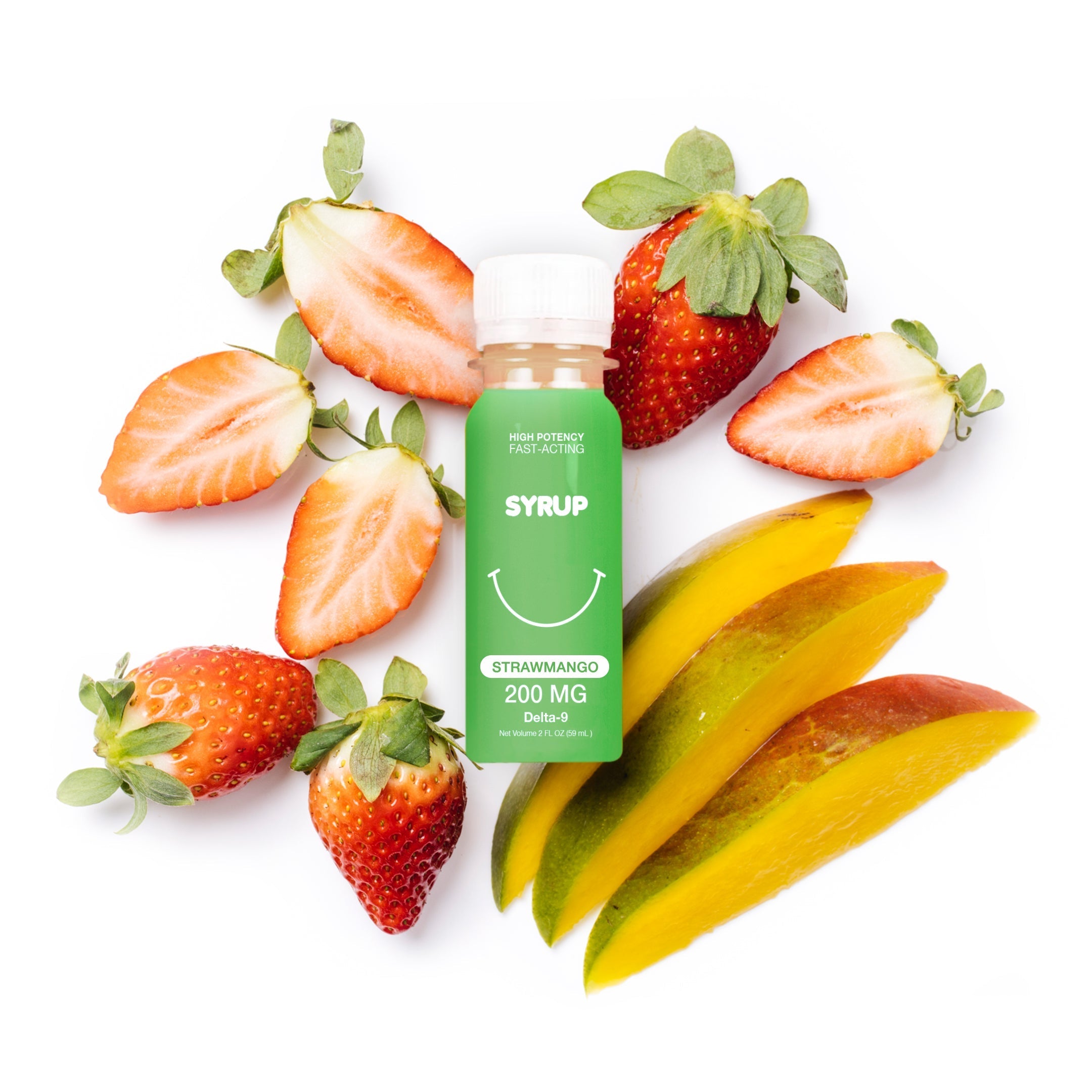 Delta-9 Syrup is hemp-derived and extra potent. Try our delicious Strawmango flavor. Effects are fast-acting and long-lasting.