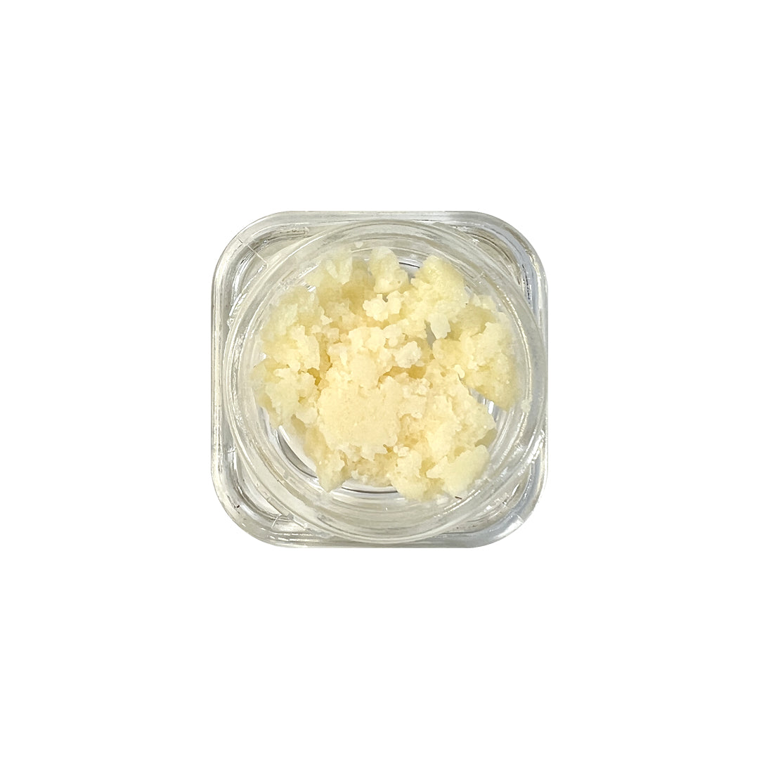 PUFFY Forbidden Fruit THCa concentrate is a perfect mixture of Cherry Pie’s musky, sweet cherry undertones and Tangie’s loud tropical flavors. There are also notes of pine, mango, and passionfruit candy.