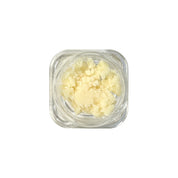 PUFFY Forbidden Fruit THCa concentrate is a perfect mixture of Cherry Pie’s musky, sweet cherry undertones and Tangie’s loud tropical flavors. There are also notes of pine, mango, and passionfruit candy.