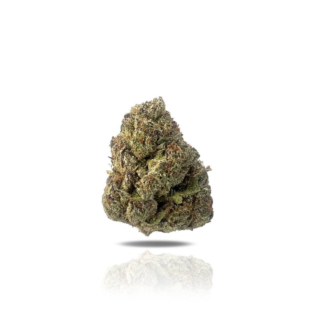 PUFFY Dragon's Breath THCa is a sativa-dominant hybrid cross between the two legendary strains, Jack Herer and Northern Lights. Its balanced, clear-headed effects are ushered in by a distinctive spicy aroma that hints at this hybrid's Haze ancestor. Users say Dragon's Breath is helpful alleviating pain, depression, and anxiety throughout the day.