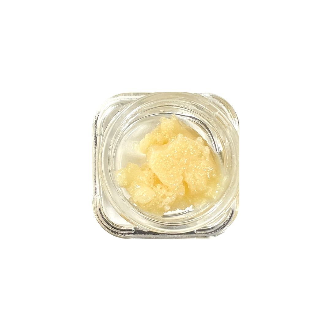 PUFFY THCa Crumble Lemon Cherry Gelato: Extract crumble using butane or liquefied petroleum gas. This type of concentrate is extremely potent, and the crumb-like consistency makes it easy to dose.