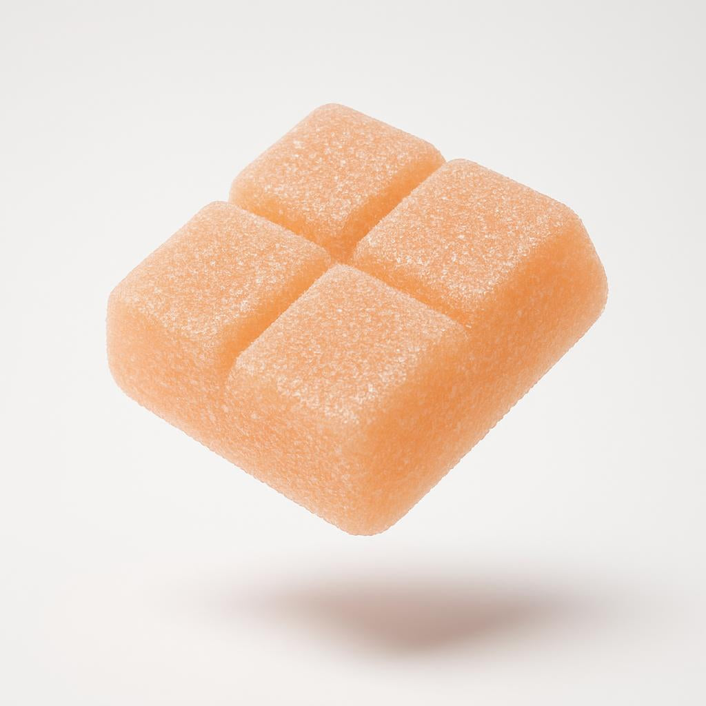 Peach Mimosa Natural Resin THC Gummies (Hybrid)