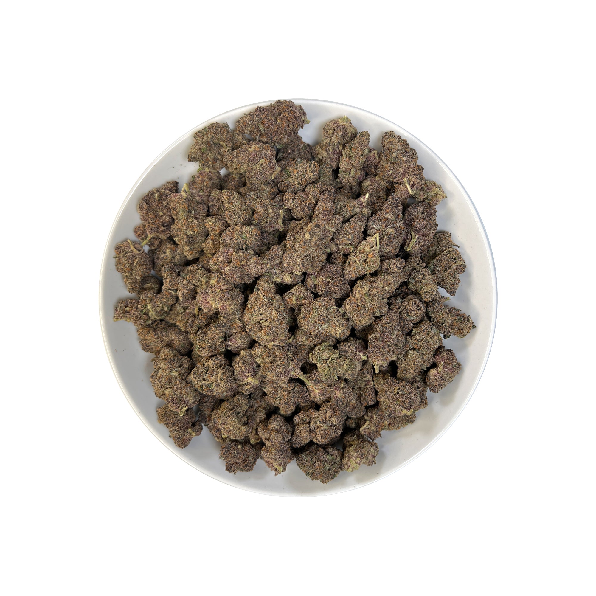 PUFFY Halle Berry is a sativa-dominant THCa hybrid, expertly crafted from a cross between Ice Cream Cake and Blockberry. The aroma blends vibrant oranges, sharp diesel, and smooth cream into a bold yet indulgent scent.  Visually, the buds are fluffy and diamond-shaped, showcasing a striking mix of mint-green to deep purple hues, accented by vibrant orange pistils and a thick coating of frosty trichomes. Consumers often describe an initial surge of euphoria, enhanced focus, and increased sociability and talk