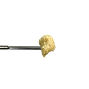 PUFFY THCa concentrate Garlic Juice is a 70% indica/30% sativa hybrid made by crossing GMO and Papaya strains. True to its name, it has a savory garlic flavor with notes of peppery sage and pine. The aroma is bold and pungent, featuring garlic with hints of spicy diesel and earthy pepper that get stronger with each puff.