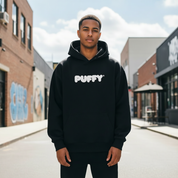 Puffy Merch Sweater Puffy Logo Black