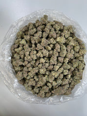 Puffy THC-A Flower Curelato Curelato is a hybrid cross of Gelato with an undisclosed strain. This blend results in a potent blend known for its evenly balanced effects. Its dense flowers boast a deep purple color and a thick coating of resinous trichomes. Users often experience a euphoric and uplifting high, followed by a soothing sense of relaxation. Its flavorful profile, rich aroma, and well-rounded effects make it a popular choice among those seeking a pleasant and enjoyable experience.