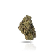 PUFFY AK-47 is a sativa-dominant hybrid THCa strain, crafted from a unique four-way cross of Colombian, Mexican, Thai, and Afghan landrace strains. Its aroma is a rich blend of earthy and pungent tones, accented by sweet floral hints and subtle notes of wood and spice. The flavor profile delivers a sweet and sour punch, layered with skunky pine and a light peppery finish. Visually, the buds are compact, dense, and slightly elongated, showcasing bright lime green hues interwoven with deep orange to reddish p