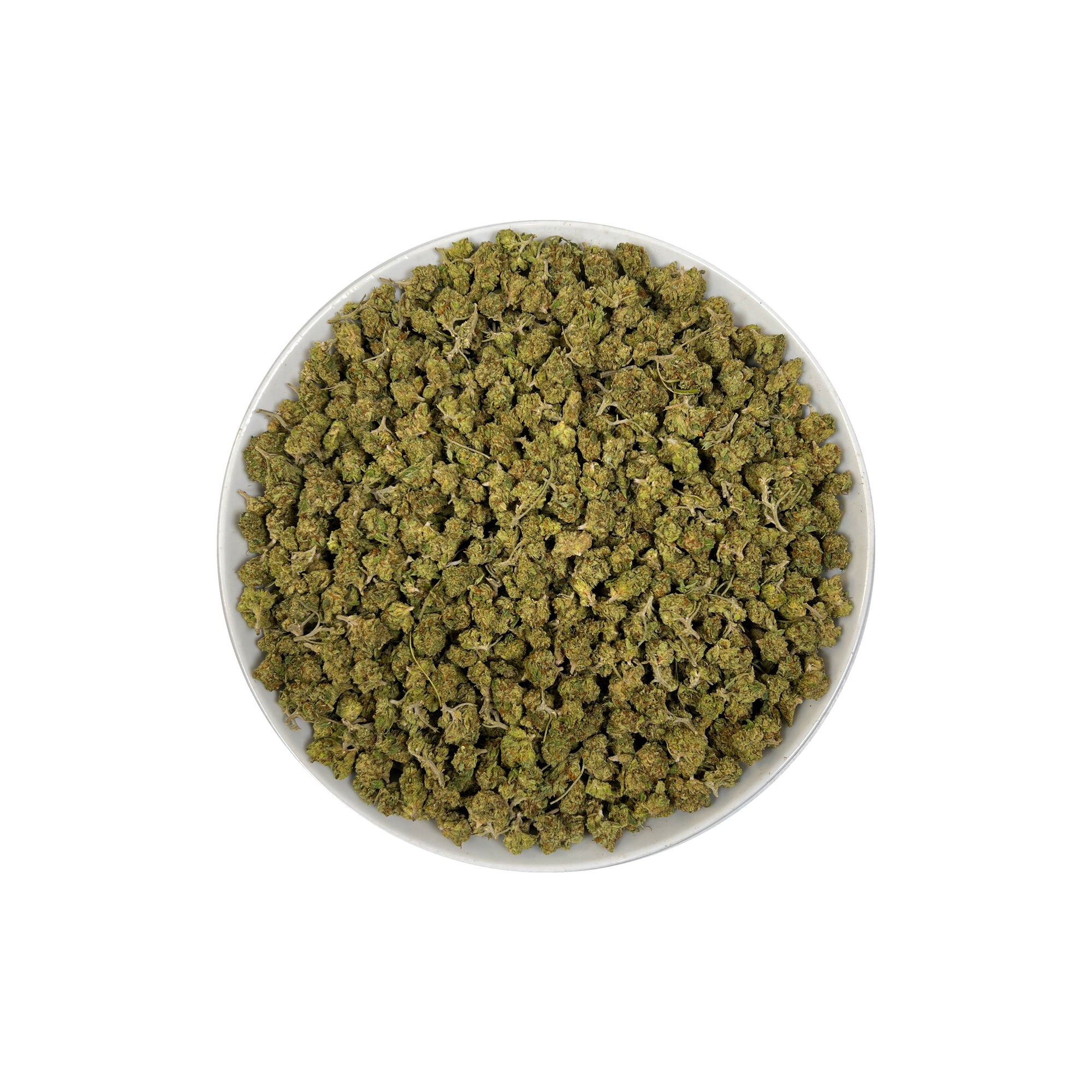 PUFFY Almond Mochi (smalls) is a balanced hybrid THCa strain, crafted from the flavorful cross of Mochi and Biscotti Dough. The aroma is a bold and intriguing blend of diesel, nutty undertones, and a subtle hint of vanilla, creating a rich and inviting scent profile. Visually, dense deep green buds with hints of purple are threaded with fiery orange pistils and coated in a sparkling layer of sticky trichomes. Consumers often report a balanced high combining happy, creative, and euphoric effects with calming