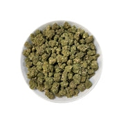 PUFFY Beach Cake is a balanced hybrid THCa strain, born from the flavorful cross of Triangle Kush × Florida Cake. The aroma unfolds with creamy, doughy richness, balanced by a grounding earthy finish.  Visually, the buds are dense and deep green, accented by bright orange pistils and a frosty trichome coating. Consumers often describe an energizing and euphoric experience that sparks sociability, heightens mood, and leaves a tingling, uplifting sensation.
