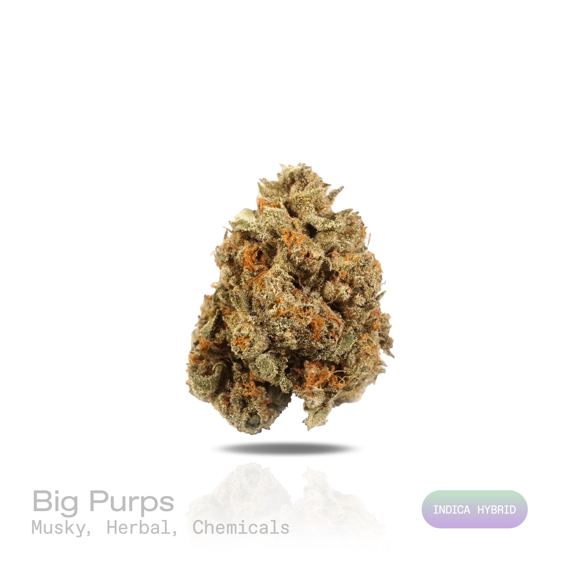 PUFFY Big Purps is an indica-dominant hybrid THCa strain, Its lineage is most often traced back to the esteemed Kashmiri genetics. The aroma is a complex blend of musky undertones, herbal freshness, and subtle chemical notes, creating a distinctive and intriguing scent profile. Visually, dense deep green buds with purple hues and fiery orange pistils are coated in sticky trichomes. Consumers often report a deep sense of relaxation and body ease, an uplifted mood or gentle cerebral onset, and increased appet
