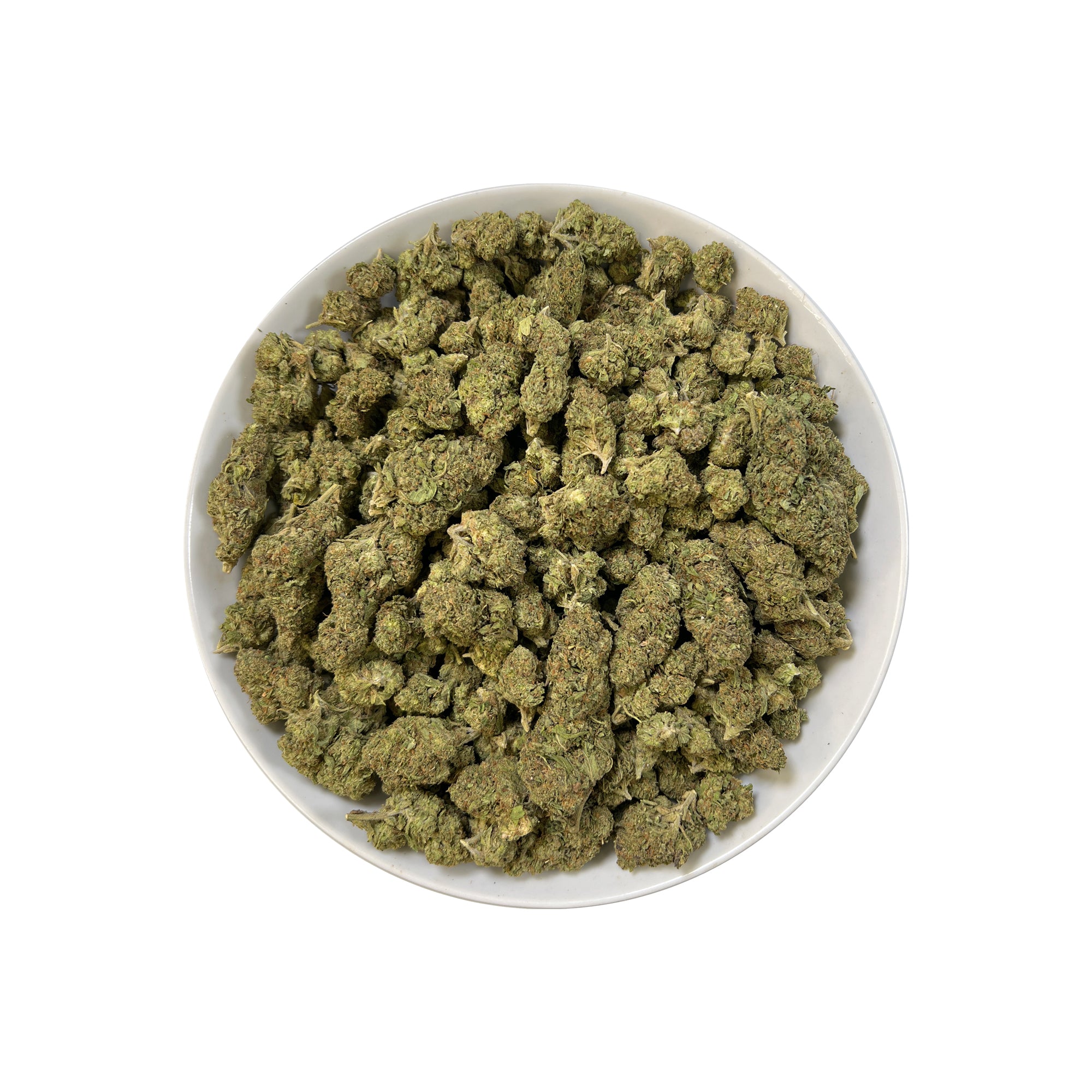 PUFFY Biscotti is an indica-dominant hybrid THCa strain born from the flavorful cross of Gelato #25 and South Florida OG. The aroma blends sweet notes of honey and caramel with a sharp, gassy undertone. Visually, the buds are compact and rock-like with rich green to dark jade tones, occasional violet streaks, fiery orange pistils, and a sparkling resin coating that gives them a candied appearance. Consumers often report the high as a balanced experience that starts with a cerebral uplift, sparking creativit