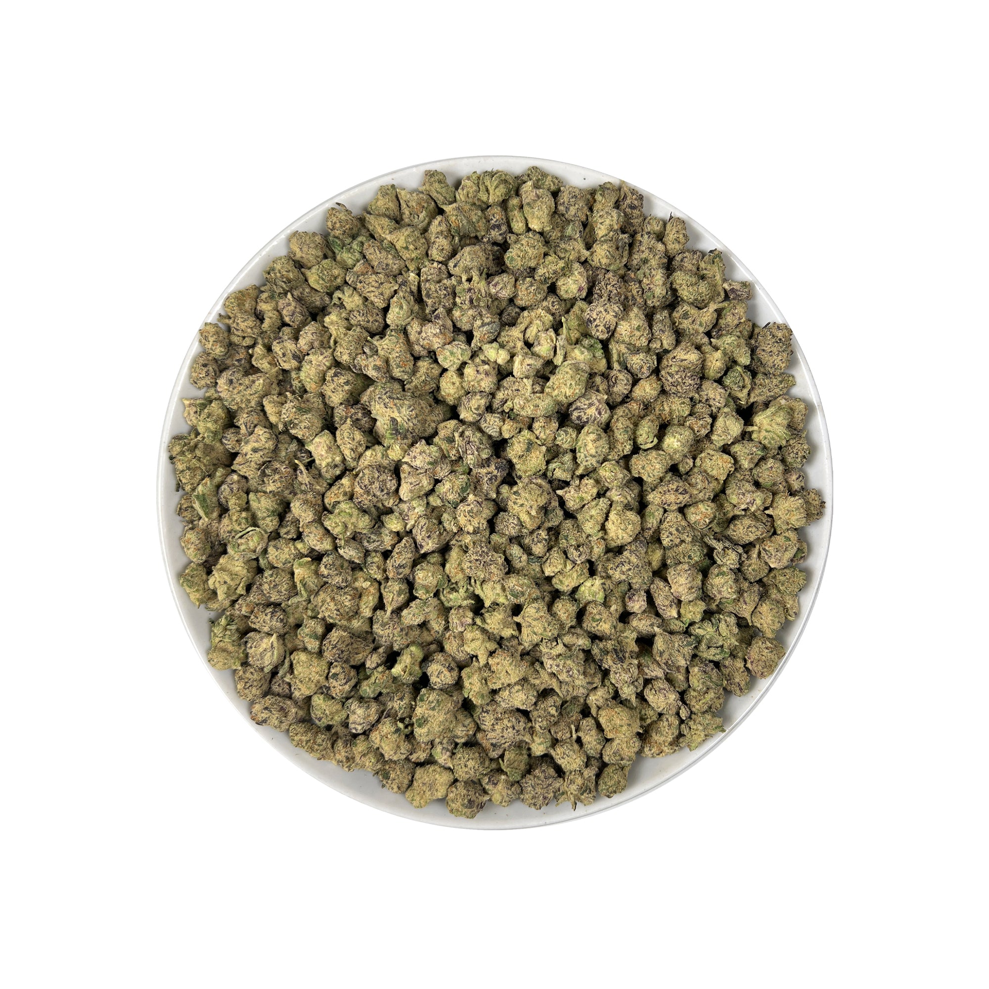 PUFFY Biscotti X Jealousy (smalls) is a balanced hybrid THCa strain, it’s a direct cross between Biscotti and Jealousy. The aroma is a captivating blend of freshly baked cookies, sweet berries, and a warm, nutty undertone that creates an irresistibly rich and comforting scent. Visually, the buds are dense and dark green with striking purple accents, adorned with vibrant orange pistils and coated in a sparkling layer of frosty trichomes. Consumers often report a balanced high, with an uplifting cerebral buzz