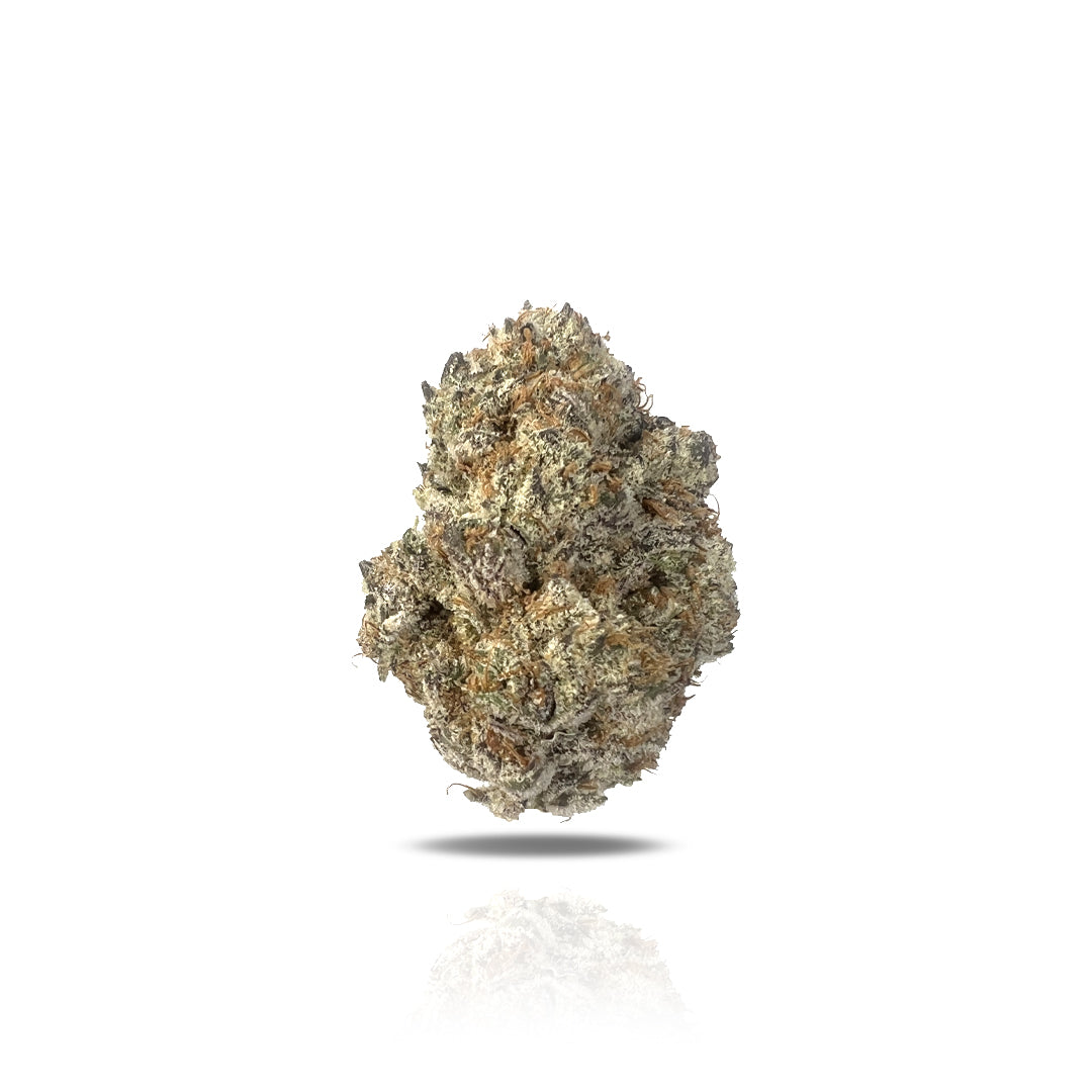 PUFFY THCa Black Ice is a powerful hybrid strain that combines the genetics of the classic White Widow and Black Domina strains, resulting in a balanced blend of relaxation and cerebral effects. Its dense, trichome-coated flowers emit a pungent aroma with earthy, piney notes complemented by subtle hints of sweetness. Known for its relaxing and calming effects, Black Ice delivers a soothing body buzz that can ease tension and stress while providing a mellow cerebral uplift. Ideal for evening use, Black Ice p