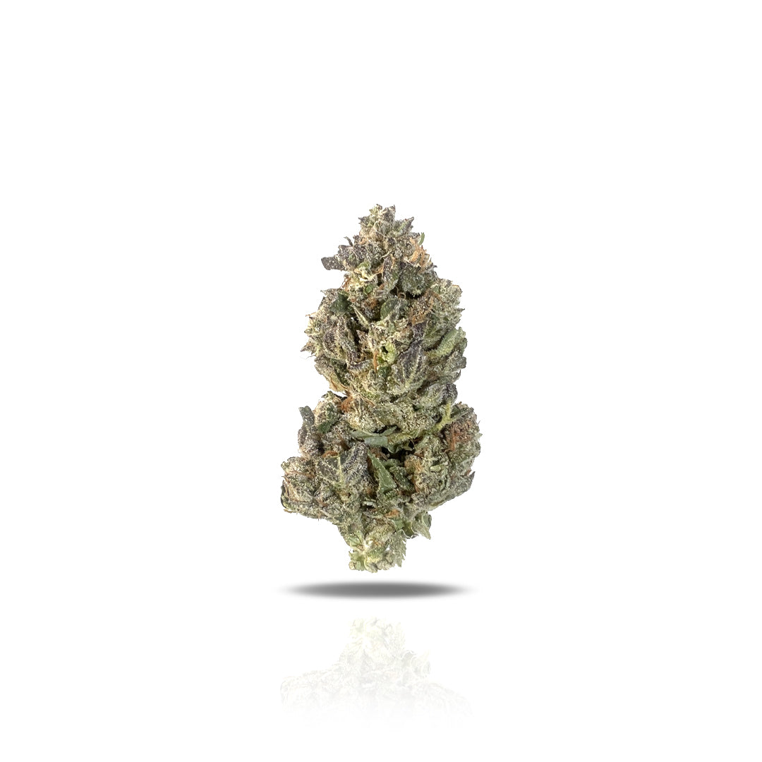 PUFFY Black Ice THCa is a powerful indica-dominant strain renowned for its deeply calming effects. This hybrid cross between the potent Black Domina and White Widow strains has become a reliable source for those in search of sedative properties. Despite its pleasant aroma, Black Ice’s potency is what truly sets it apart from the rest. A product of Moon Seeds, Black Ice offers a high yield with an impressive THCa content, with common reports of optimal pain and insomnia relief. With lineage rooted in powerfu
