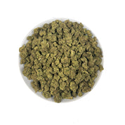 PUFFY Blue Nerdz is a balanced hybrid THCa strain, born from the fusion of Forbidden Fruit and Watermelon Z. The aroma bursts with sweet candy notes intertwined with ripe berries and a fresh piney finish, offering a delightful blend of fruity and forest-like scents. Visually, it features compact, bulbous buds in green and deep purple hues, highlighted by orange pistils and a thick frost of trichomes. Consumers often report an initial cerebral uplift characterized by euphoria, elevated mood, and a burst of c