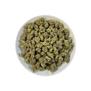 PUFFY Blue Runtz is a balanced hybrid THCa strain, expertly crafted from a potent cross between Blueberry × Runtz. The aroma bursts with juicy fruit sweetness, layered with candy-like notes and a tropical hint of pineapple. Visually, dense medium-sized buds show deep green and purple tones with bright orange pistils and a frosty coat of trichomes. Consumers often report an initial euphoric, uplifting boost that enhances mood and creativity before easing into body relaxation and calm, with effects described 