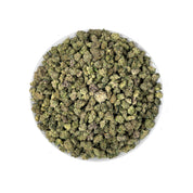 PUFFY Bubblegum Gelato (smalls) is an indica-dominant hybrid THCa strain, was crafted by crossing the flavorful Gelato #45 with the classic Indiana Bubblegum. The aroma is a bold fusion of sweet cherry layered with earthy undertones and a subtle hint of rubber, creating a uniquely rich and intriguing scent profile. Visually, the buds are dense and compact, showcasing deep forest-green hues accented by long, fiery orange pistils and a generous coating of glistening trichomes. Consumers often report an uplift