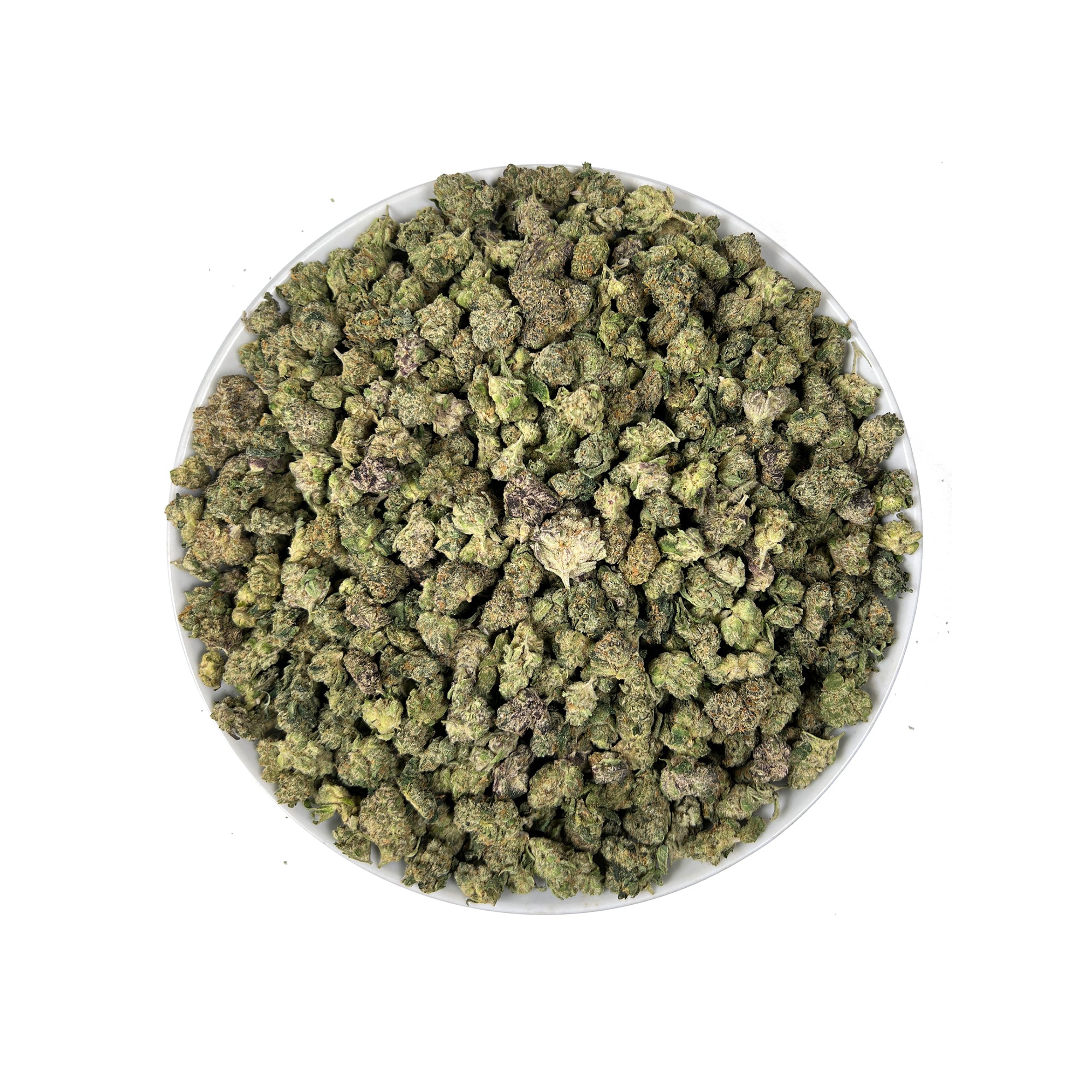 PUFFY Bubblegum Gelato (smalls) is an indica-dominant hybrid THCa strain, was crafted by crossing the flavorful Gelato #45 with the classic Indiana Bubblegum. The aroma is a bold fusion of sweet cherry layered with earthy undertones and a subtle hint of rubber, creating a uniquely rich and intriguing scent profile. Visually, the buds are dense and compact, showcasing deep forest-green hues accented by long, fiery orange pistils and a generous coating of glistening trichomes. Consumers often report an uplift