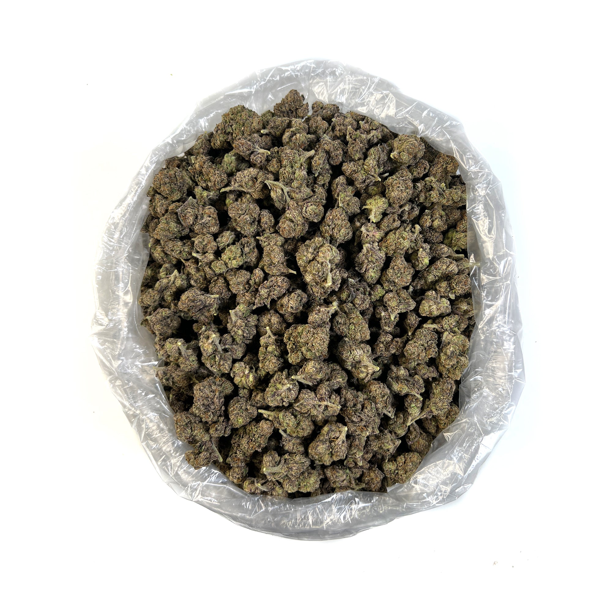 PUFFY Cherry Sunset is a premium hybrid THCa strain, artfully bred from the flavorful genetics of Cherry Pie and Sunset Sherbet. It has a rich, pleasant smell with citrusy limonene, peppery caryophyllene, and hints of mint or flowers. The flavor is mostly fruity cherry, with touches of citrus, tropical sweetness, mint, and spice, making it tasty and complex. Visually striking, it features dense buds with vibrant purple hues, bright orange hairs, and a heavy coating of glistening resin. Consumers describe it