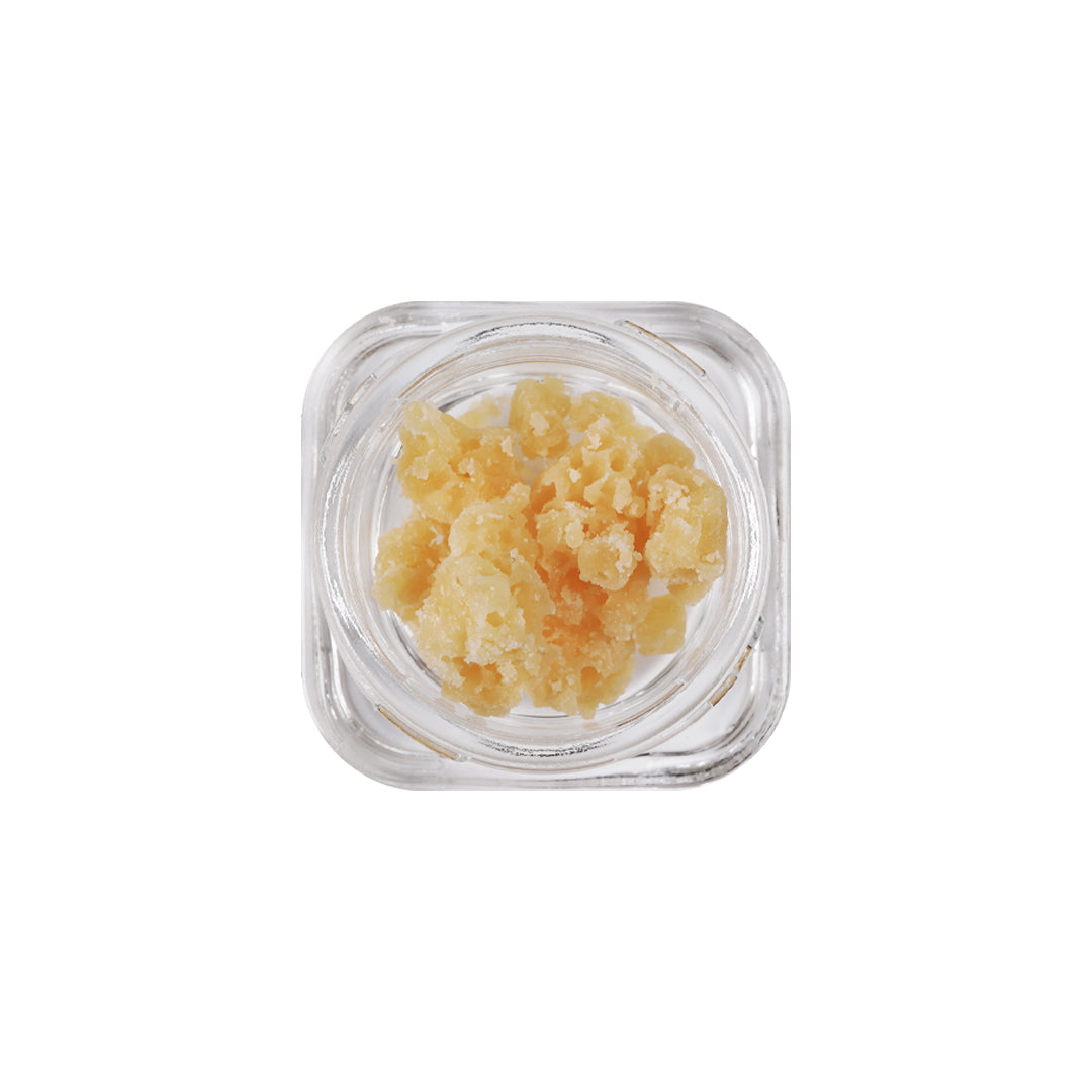 PUFFY THCa Gelato: Extract crumble using butane or liquefied petroleum gas. This type of concentrate is extremely potent, and the crumb-like consistency makes it easy to dose.