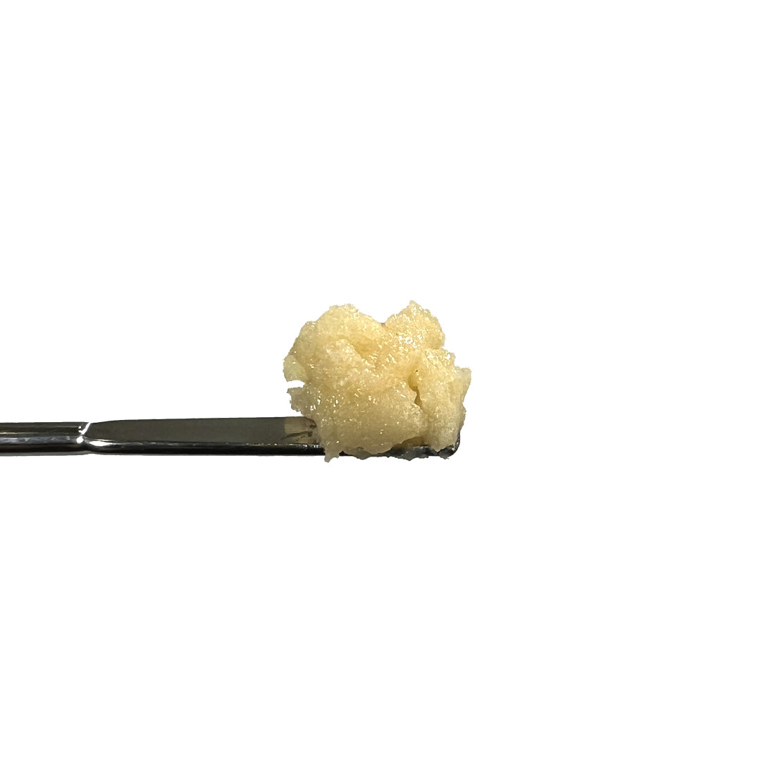 PUFFY THCa Crumble RS-11: Extract crumble using butane or liquefied petroleum gas. This type of concentrate is extremely potent, and the crumb-like consistency makes it easy to dose.