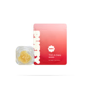 PUFFY THCa Space Candy: The unique whipping technique required to produce badder causes the THCa to crystalize and create a smooth, creamy consistency. This wax is ultra-potent and easy to load onto a dab nail, thanks to its soft and malleable form.