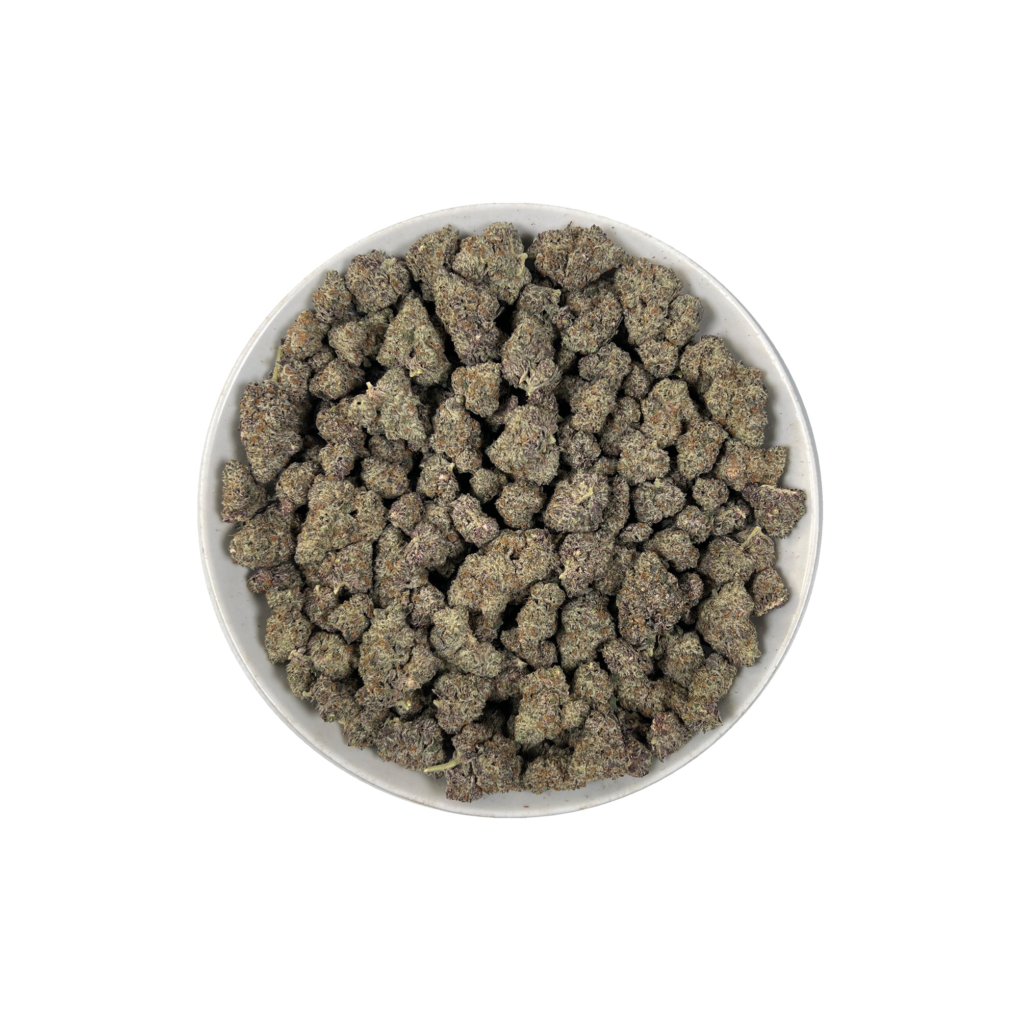 PUFFY Dante's Inferno is an indica-dominant hybrid THCa strain, born from the powerful cross of Oreoz and Devil Driver. The aroma blends sweet berries with creamy vanilla and a warm, comforting cookie note, creating a rich and inviting scent. Visually, dense bright green buds with purple hues and fiery orange pistils are coated in sticky trichomes. Consumers often report an initial uplifting cerebral euphoria with a boost in mood, creativity, and focus, followed by deep body relaxation and soothing stress r