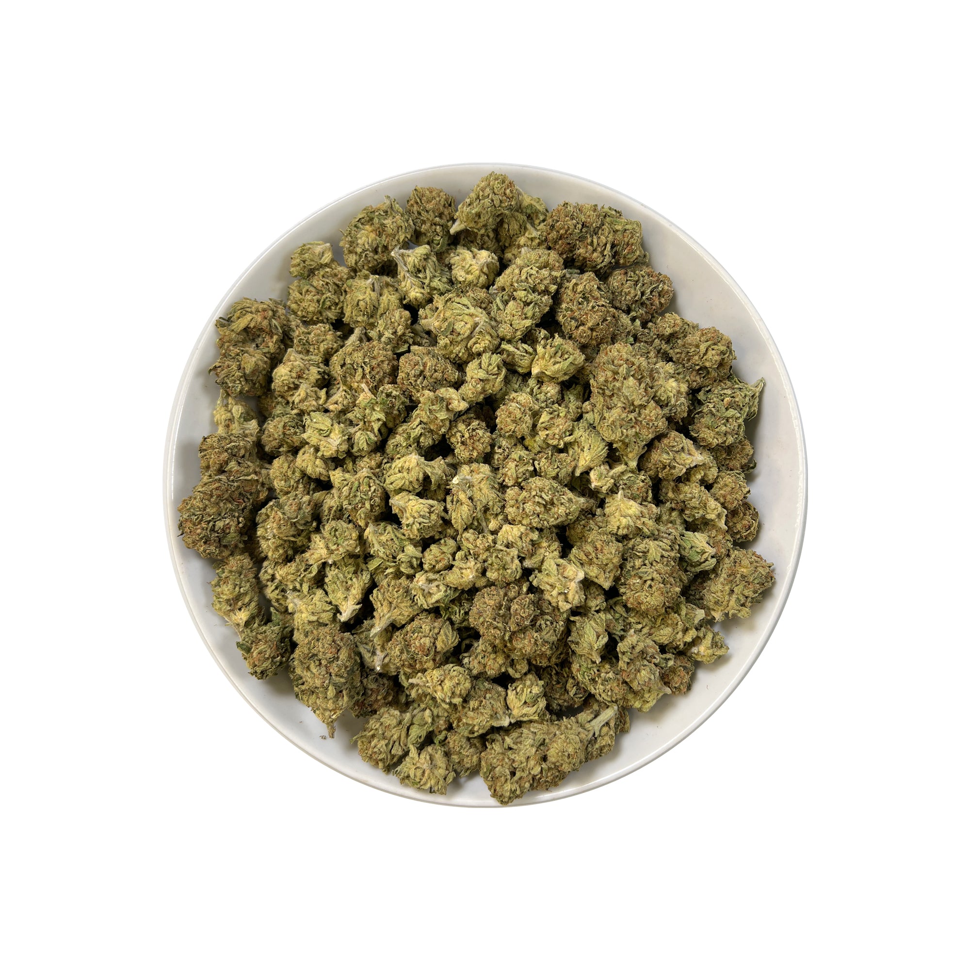 PUFFY Double Shot is a balanced hybrid THCa strain, born from the potent cross between London Pound Mintz and Jealousy. The aroma carries a bold mix of sweet apricot and tropical papaya layered with sharp, chemical undertones. Visually, the buds display deep green tones with hints of purple, bright orange hairs, and a frosty trichome coating. Consumers often report experiencing an uplifting head high that eases into deep physical relaxation and restful sleep.

