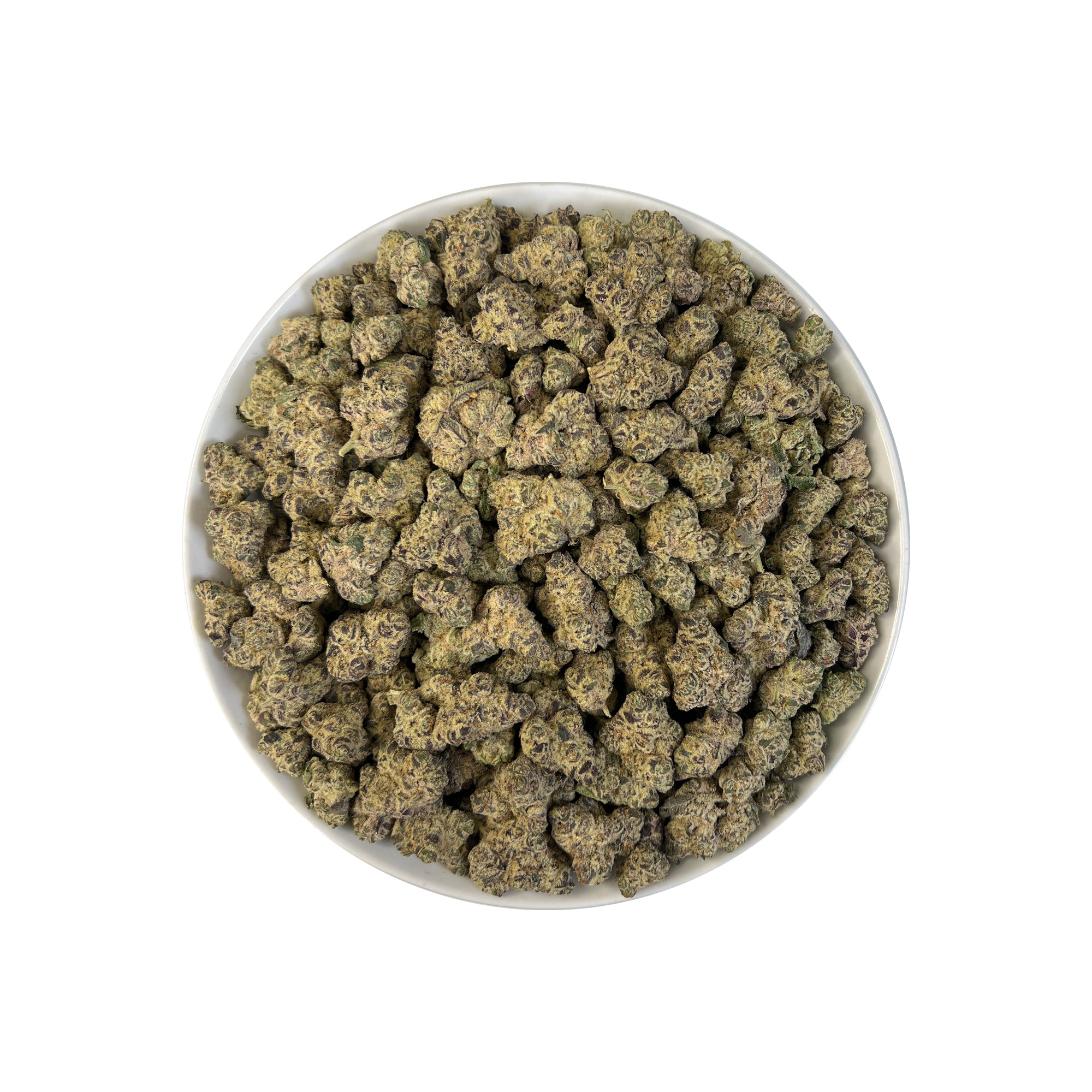 PUFFY Drippin Ain’t Eazy is a hybrid THCa strain, a lively and flavorful cross between Drip Station and Gary Poppins. A rich and complex aroma featuring bold diesel notes, layered with musky undertones, complemented by hints of ripe fruitiness, creamy smoothness, and a subtle, lingering sweetness. Visually, dense buds glisten with frosty trichomes, showcasing deep purple and pale green hues. Consumers often describe it as delivering a balanced experience that soothes and relaxes while stimulating creativity