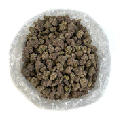 PUFFY Cherry Rage THCa is a standout hybrid, crafted by crossing Blockberry-Super Boof Cut (Black Cherry Punch × Tropicanna Cookies) with Relentless Genetics' Tropicana Cherry (Tropicana Cookies × Cherry Cookies F3). Visually, its buds showcase deep purple and pink hues, contrasted by a thick, frosty layer of trichomes. The aroma is a captivating blend of sweet notes, highlighted by rich cherry and a touch of citrus. Users report an uplifting cerebral high that kicks in quickly, delivering a burst of euphor