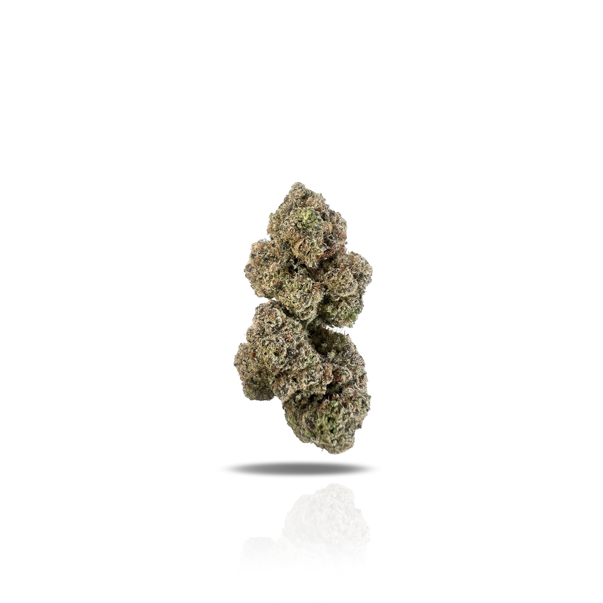 PUFFY Super Kush is an indica-dominant THCa strain born from the legendary pairing of Northern Lights #5 and Hindu Kush. The aroma is a rich blend of earthy undertones, zesty citrus notes, and sweet, berry-like hints that create a uniquely inviting scent. The presence of terpinolene adds a refreshing floral layer that elevates its overall profile. Visually, the buds are striking aqua-green in color, highlighted by fiery orange pistils that catch the eye. Consumers often report a calming, clear-headed high t