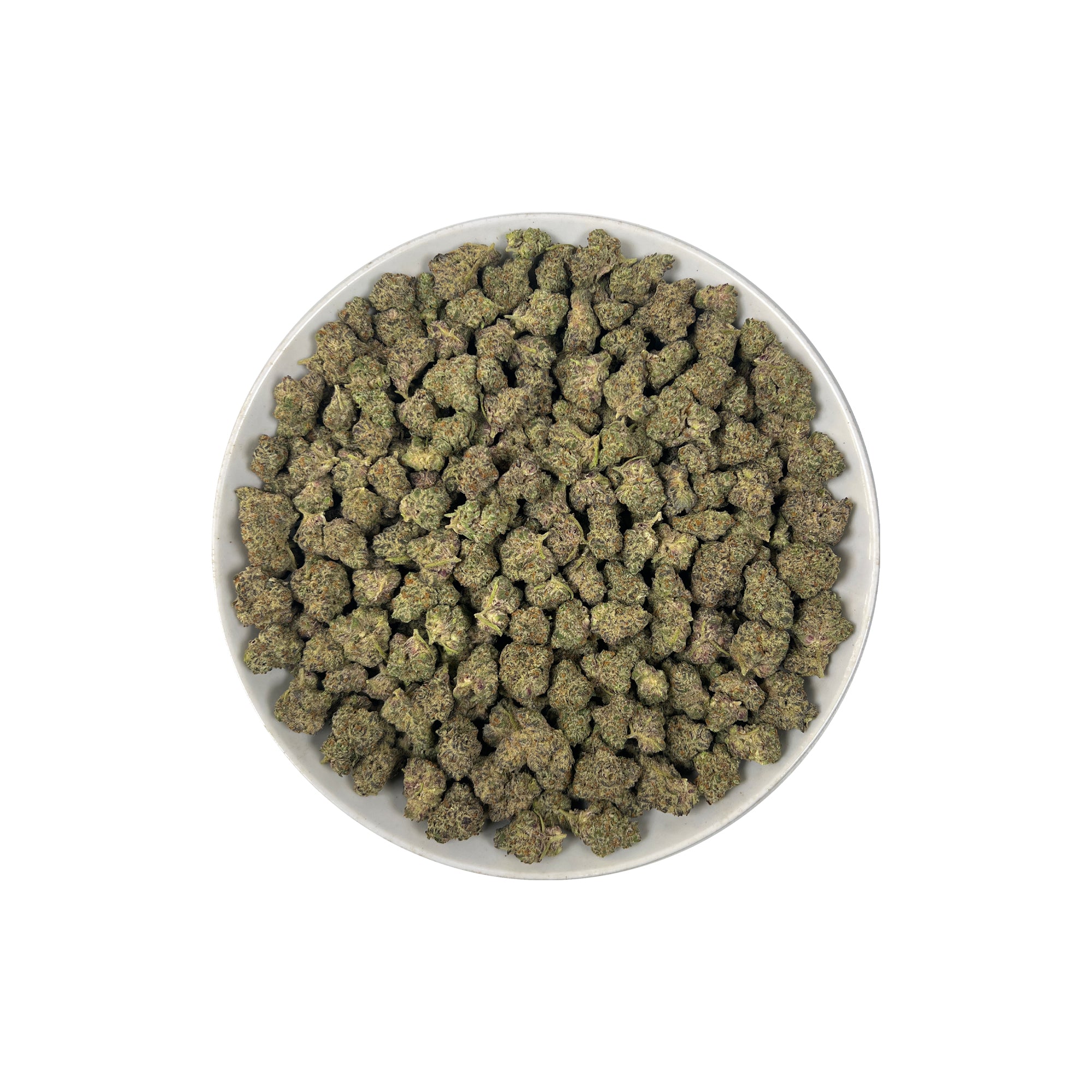 PUFFY Frosted Donut is an indica-dominant  hybrid THCa strain, expertly crafted from a potent cross between Girl Scout Cookies and Louis XIII. The aroma is a delightful blend of sweet berry, smooth vanilla, and fresh pine, creating a rich and inviting fragrance. Visually, the dense buds display bright green and deep purple hues, dotted with orange pistils and coated in sparkling trichomes. Consumers often report an initial euphoric and uplifting cerebral buzz that elevates mood, gradually transitioning into