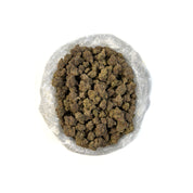 PUFFY Fruit Stand is a premium hybrid THCa strain crafted from the flavorful cross of Florida Orange and Blueberry Clementine. This strain exudes a bold and distinctive aroma, blending sharp gassy notes with a cool menthol undertone and a hint of pungent chemical sharpness, creating an intensely striking and unforgettable scent profile. The buds are visually striking deep forest green in color, accented by bright orange pistils and generously coated in a thick layer of frosty trichomes. Consumers often desc