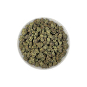 PUFFY Garlic Bud is a balanced hybrid THCa strain, an Afghani Indica landrace is celebrated for its pure traditional Afghan lineage showcasing the robust, earthy traits that define its legendary genetics. The aroma features sharp, savory notes of onion, grounded by earthy undertones and a bold, pungent character. Visually, dense green buds with purple hues and fiery orange pistils are coated in sticky trichomes. Consumers often report an initial cerebral uplift with euphoria, elevated mood, and heightened c