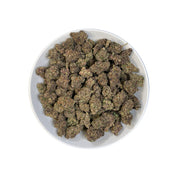 PUFFY Gas Queen is an indica-dominant hybrid THCa strain born from the potent fusion of All Gas OG and Dream Queen. Aroma is a bold fusion of sharp gas, crisp menthol, and a lingering chemical edge intense and unmistakably potent. Visually dense and chunky, the buds display a striking blend of deep forest green and rich purple hues, accented by fiery orange pistils and enveloped in a thick, glistening layer of frosty trichomes. Consumers often report that it delivers a powerful body characterized by deep ph