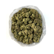 PUFFY Gasoline Ice Cream is a hybrid THCa strain born from a cross between the classic Girl Scout Cookies and a specially selected male cultivar. This strain offers a unique flavor profile that blends sweet, creamy vanilla and ice cream-like notes with sharp, gassy undertones, delivering a rich and layered taste experience. Its aroma complements the flavor with hints of sweet cream, vanilla, and subtle banana. Visually, the buds are dense and heavily frosted with sparkling trichomes, giving them an ice crea