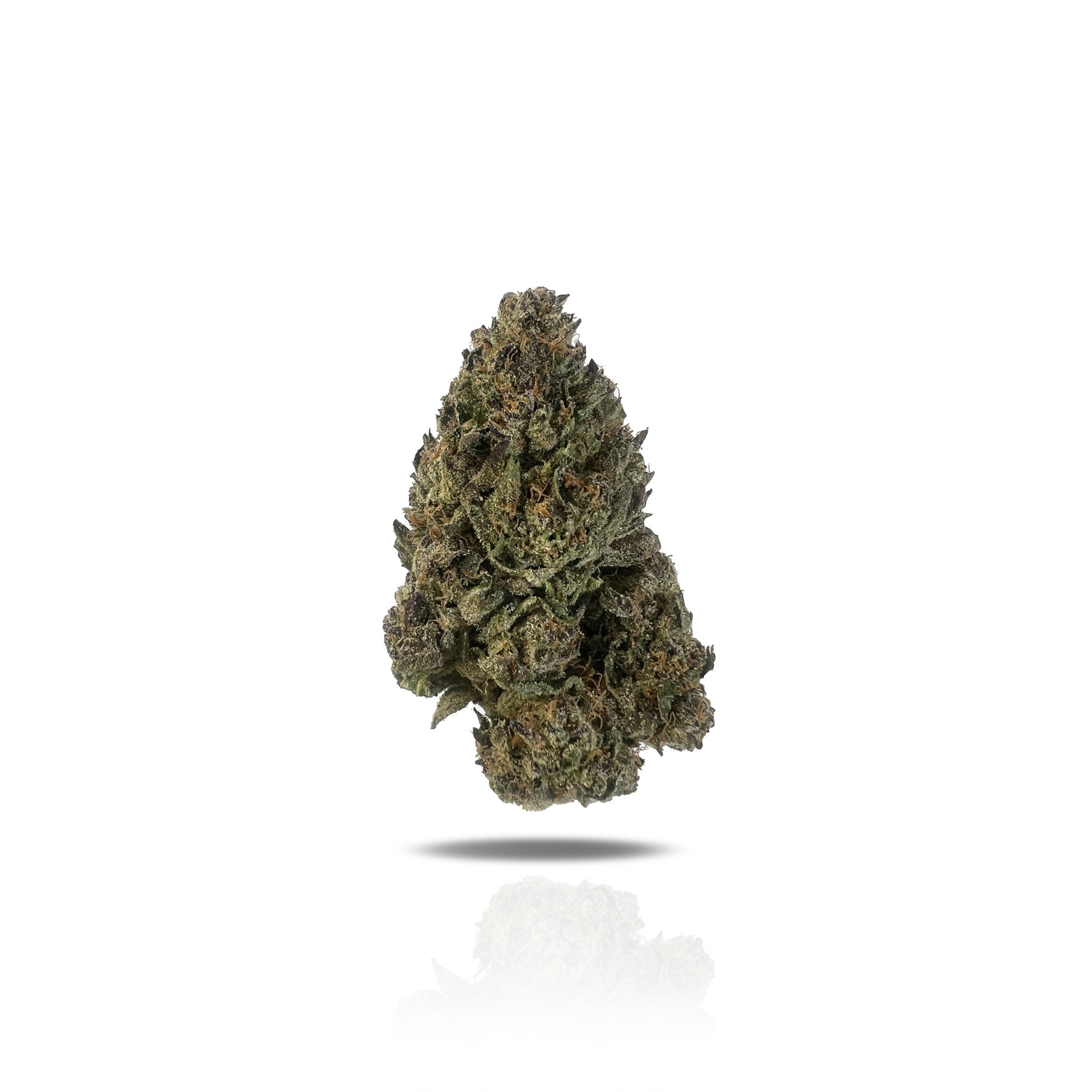 PUFFY Gasoline Ice Cream is a hybrid THCa strain born from a cross between the classic Girl Scout Cookies and a specially selected male cultivar. This strain offers a unique flavor profile that blends sweet, creamy vanilla and ice cream-like notes with sharp, gassy undertones, delivering a rich and layered taste experience. Its aroma complements the flavor with hints of sweet cream, vanilla, and subtle banana. Visually, the buds are dense and heavily frosted with sparkling trichomes, giving them an ice crea