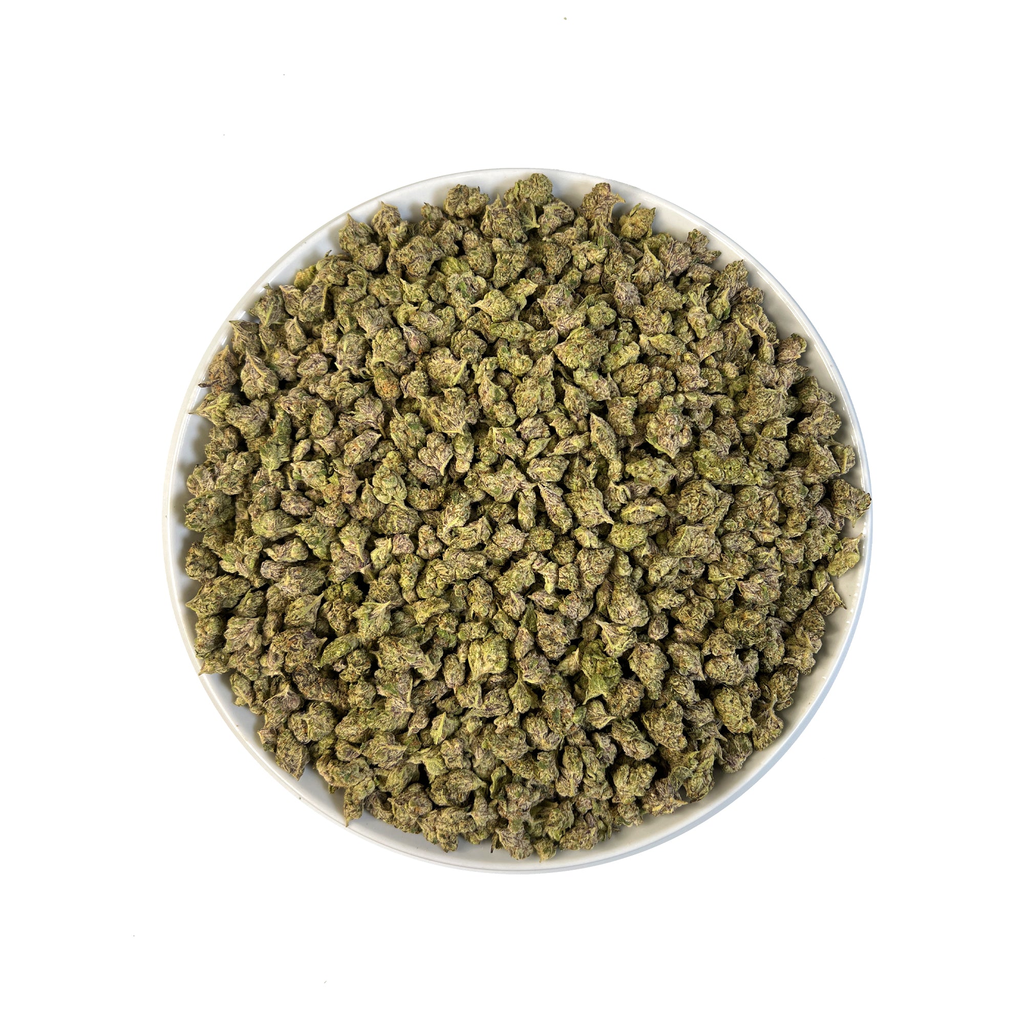 PUFFY Gelato 44 (smalls) is an Indica-dominant hybrid THCa strain born from the flavorful cross of Sunset Sherbet and Thin Mint Girl Scout Cookies. The aroma is a delightful fusion of candy-like sweetness and bright citrus notes, layered with ripe, fruity tones and a grounding hint of earthiness. Visually, the buds are dense, frosty, and resin-coated, showcasing deep forest greens accented with purple hues and vivid orange pistils. Consumers often report an initial cerebral rush that feels uplifting, euphor