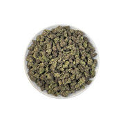 PUFFY Glazed Donut is a balanced hybrid THCa strain, born from the flavorful fusion of Grape Slushie and Purple Punch. The aroma opens with sweet, sugary notes, followed by a smooth creamy richness and finished with a distinct gassy edge that adds depth and complexity. Visually, dense olive-green buds with purple accents and fiery orange pistils are coated in sticky, glistening trichomes. Consumers often report a gradual cerebral euphoria and uplifted mood, paired with deep full-body relaxation, leaving the