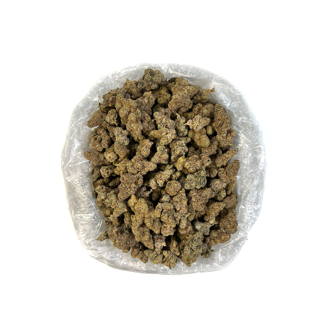 Glitter Bomb THCa flower is a formidable hybrid strain that offers a balanced blend of uplifting mental effects and soothing calm. This cross of Grape Gas and OGKB Blueberry Headband features a sweet aroma with hints of berries and gas. Known for its mood-boosting, euphoric effects, making it great for relieving stress and mild aches, while keeping users clear-headed and calm. Glitter Bomb’s sparkling trichomes and vibrant aroma make it a standout choice for connoisseurs and newcomers alike.