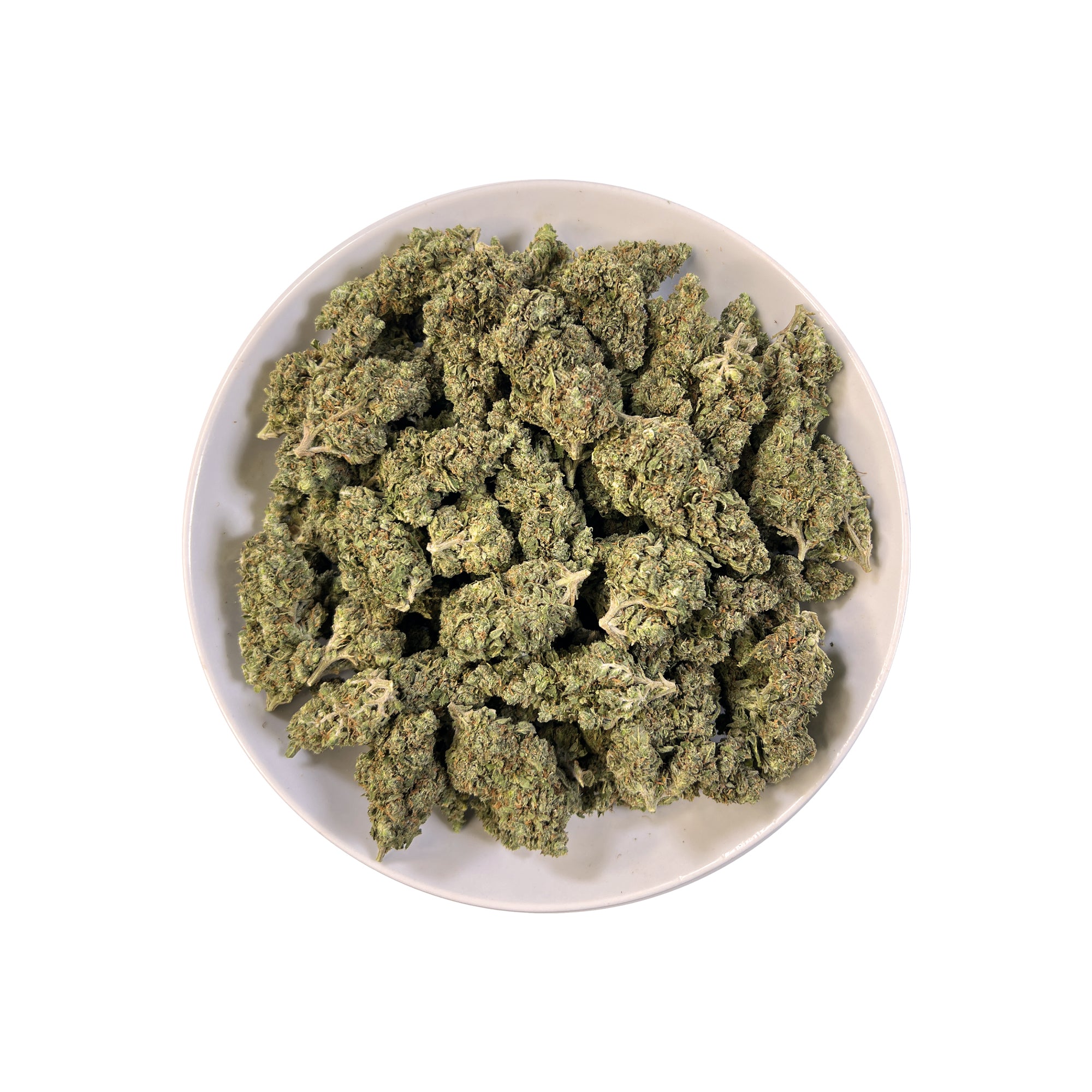 PUFFY GMO is a potent indica-dominant hybrid THCa strain, born from the legendary cross of Girl Scout Cookies and Chemdawg. The aroma opens with pungent onion notes, layered with fresh herbal undertones and crisp hints of pine. Visually, the buds are dense and sticky, showcasing a striking mix of dark green and purple hues, drenched in thick crystalline trichomes and accented by fiery orange pistils. Consumers often report a deeply relaxing and calming effect that begins with a euphoric lift, then gradually