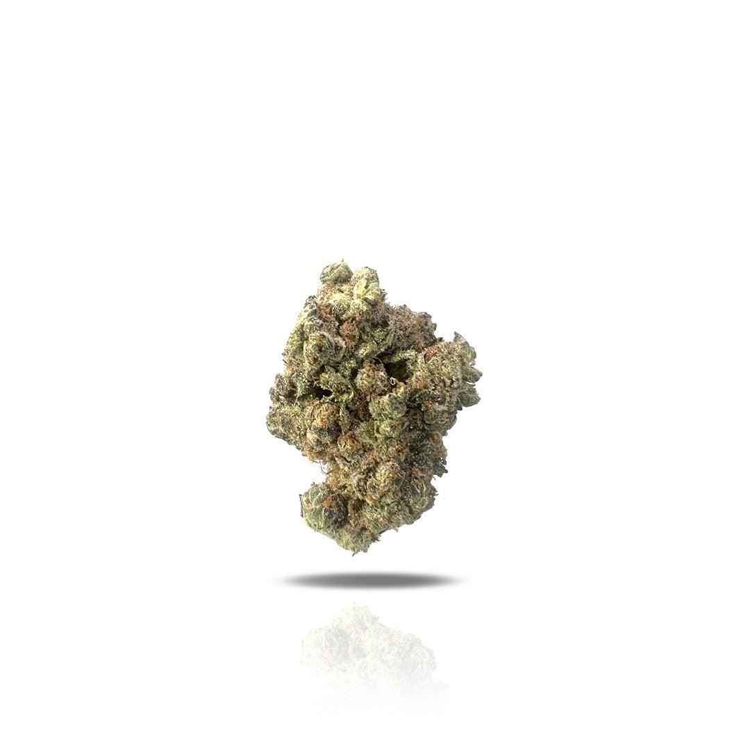 PUFFY THCa GMO, also known as Garlic Cookies, is a formidable indica-dominant strain celebrated for its deeply relaxing and calming effects. A cross between Chemdawg and GSC (Girl Scout Cookies), this heavy hybrid is recognized by its unique aroma, blending pungent, earthy garlic with hints of coffee and spice. GMO delivers powerful, long-lasting effects, ideal for unwinding and relieving stress at the end of the day. Users can expect a full-body relaxation that soothes both mind and body, making it a favor