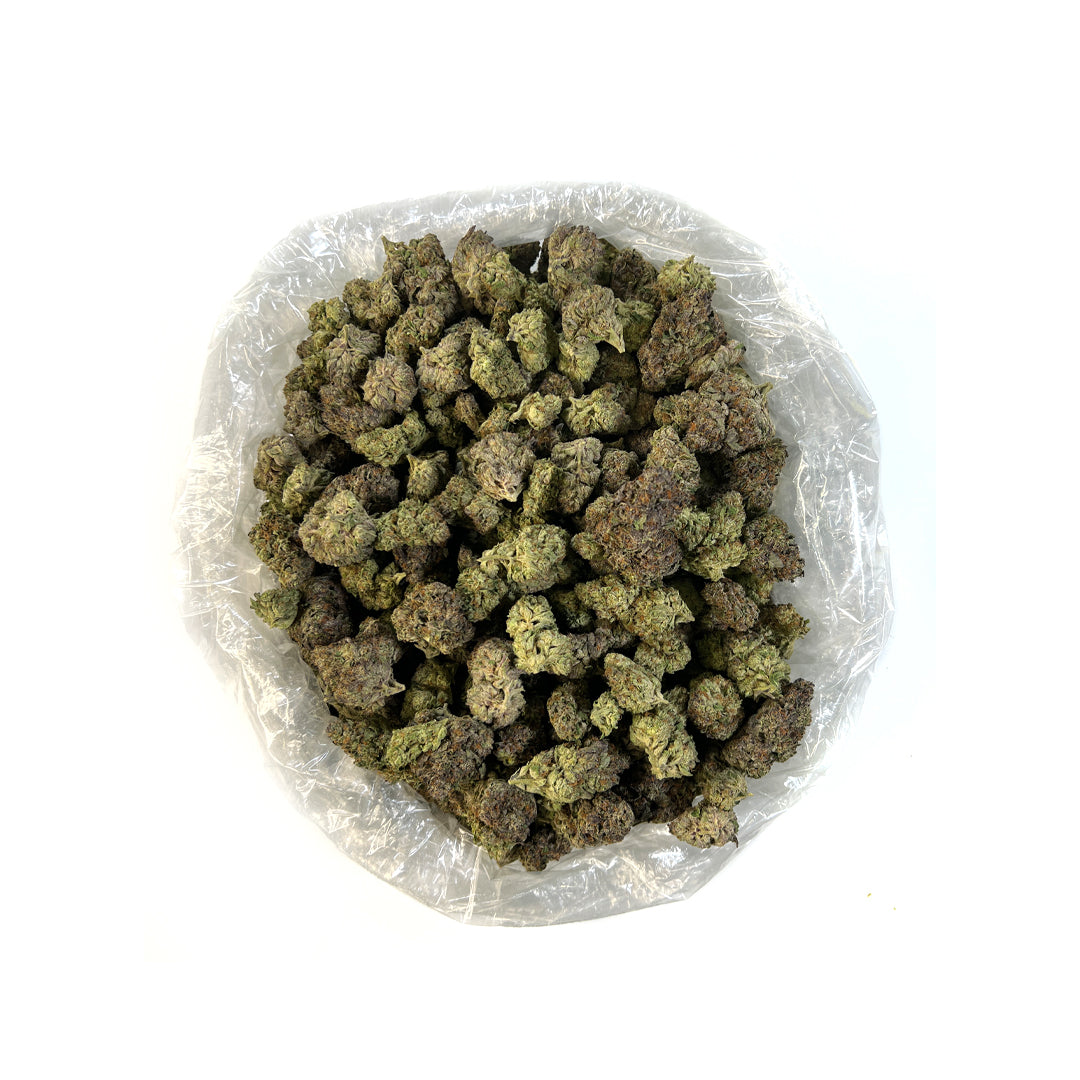 PUFFY Godfather OG, also known as "The Don of All OGs," is a potent THCa indica strain from a cross of XXX OG and Alpha OG. This strain features a flavor profile that is spicy and kushy, with undertones of subtle grape. Many claim it delivers deeply relaxing and sedating effects, making it a popular choice for those seeking relief from insomnia and pain.