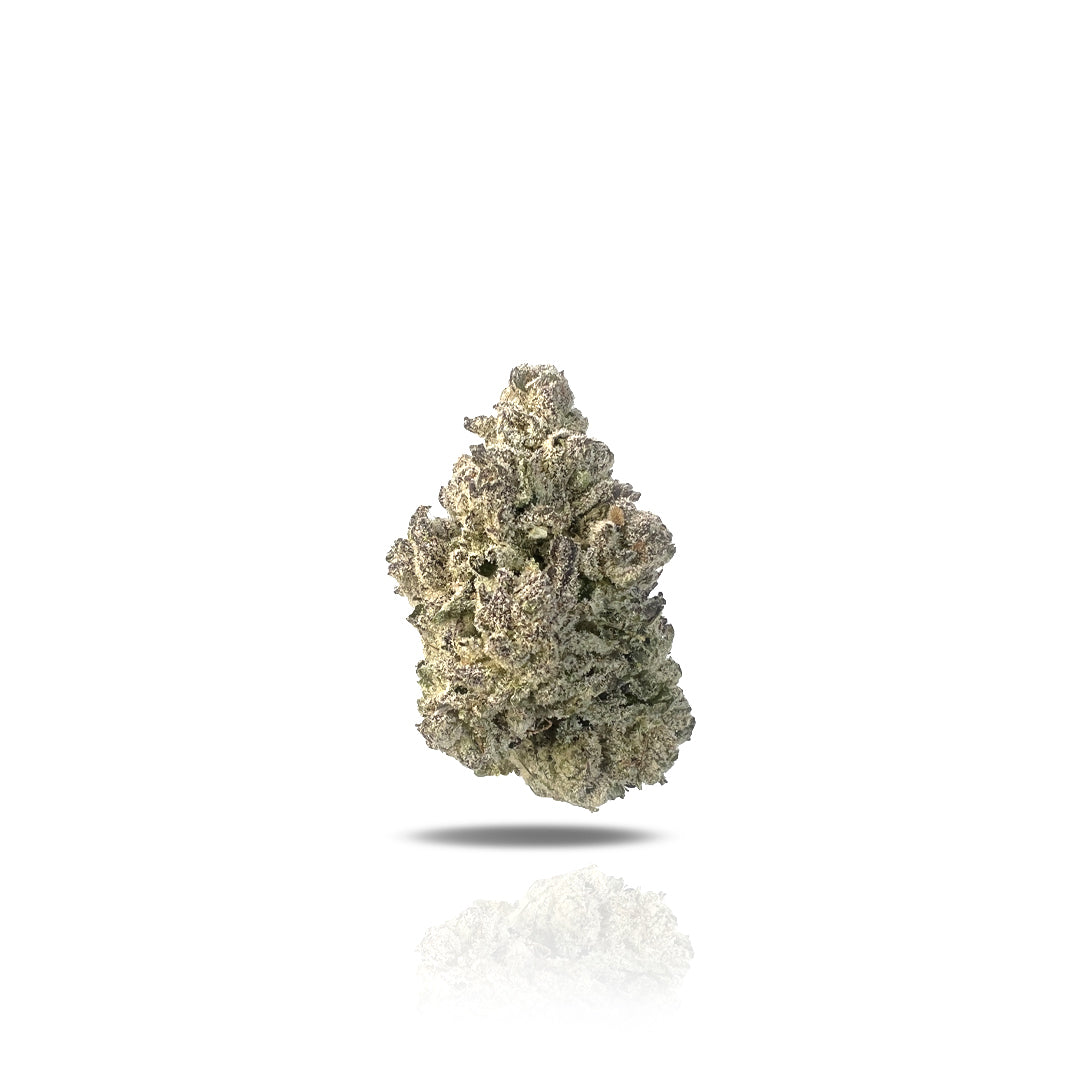 PUFFY Grape Jelly is a THCa hybrid strain known for its vibrant, multifaceted buds and intriguing flavor profile. A cross of OG Glue and Sweet Purple D (a blend of Island Sweet Skunk, NYC Diesel, and Purple Mist), this strain produces teardrop-shaped buds with lush green and purple hues, gradually coated in a thick layer of resin as they mature. Users claim that Grape Jelly can ease anxiety without clouding the mind, offering a calming body buzz while keeping thoughts clear and focused. Perfect for reducing