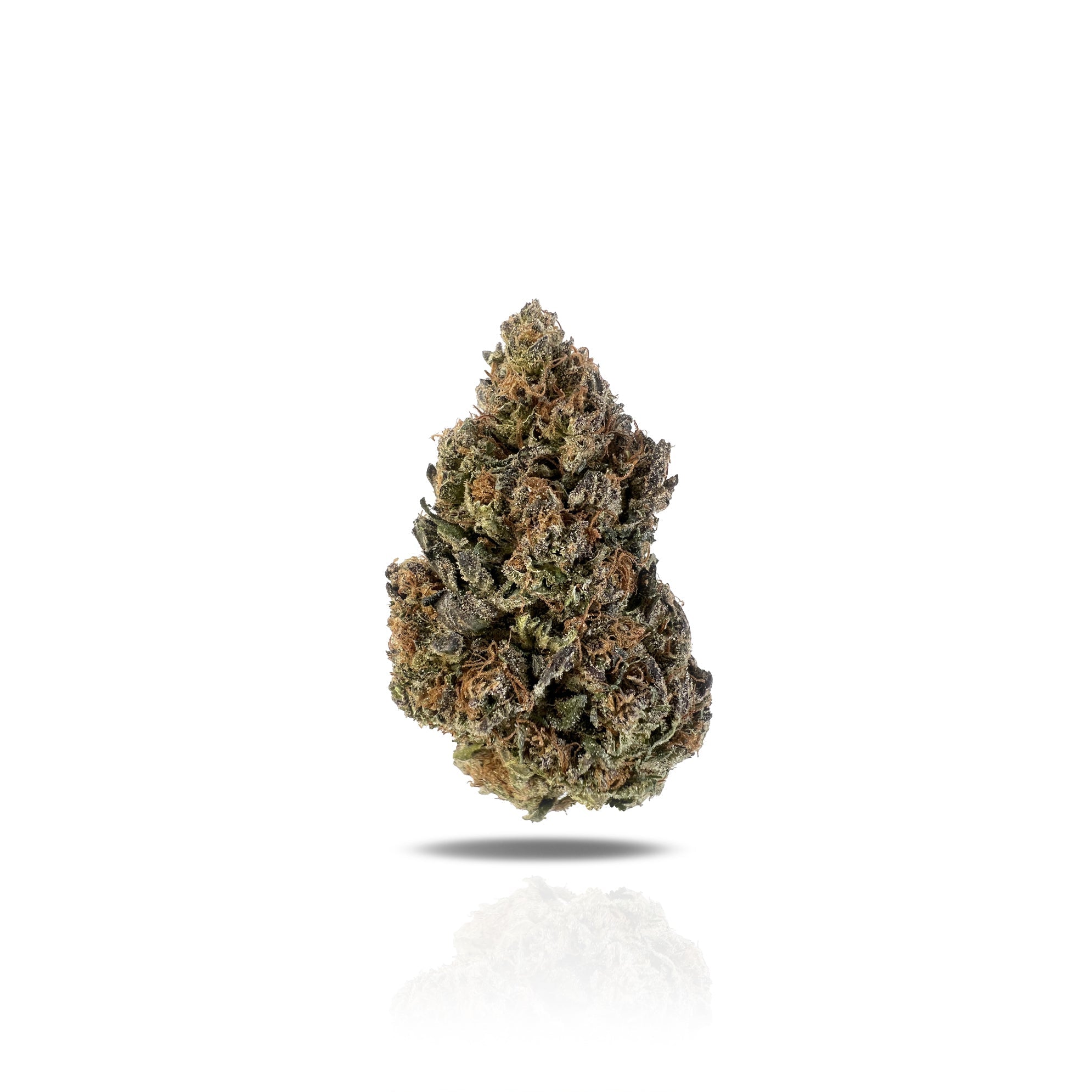 PUFFY Grape Soda is an indica-dominant hybrid THCa strain and a unique phenotype of Tahoe OG Kush, selected for its exceptional traits. It offers a sweet grape aroma with hints of citrus and earthy undertones, while the flavor delivers a smooth blend of grape, citrus, and pine. Visually, the buds are striking, featuring a mix of sage green and deep purple hues, coated in frosty, translucent trichomes. Consumers often report a calming body high that eases tension, a gentle wave of euphoria that lifts the moo