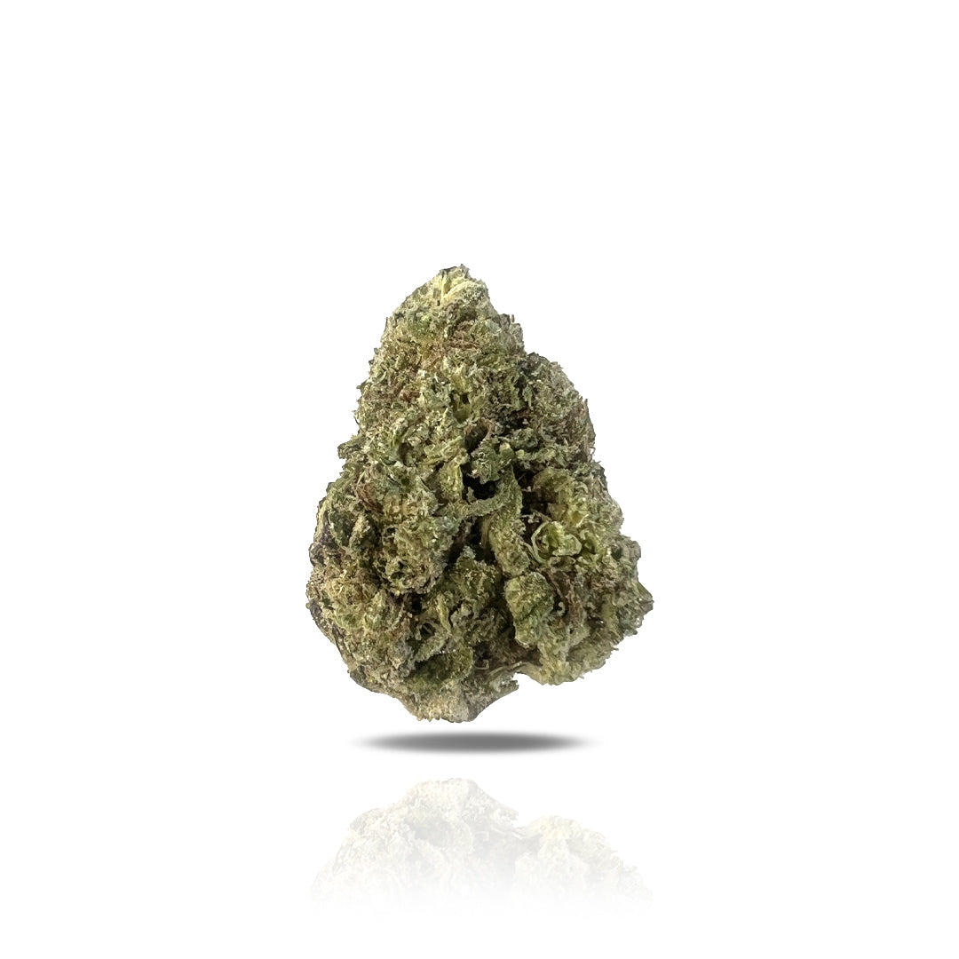 PUFFY Gushmintz is an indica-dominant hybrid THCa strain, born from the cross of Kush Mints with the blend of F1 Durb and Gushers. This strain showcases the best traits of its lineage, offering a rich flavor profile of gassy, sweet terpenes with refreshing pine undertones. Its dense, dark green and purple buds are coated in shimmering trichomes. Consumers claim its powerful, body-zapping high that melts away stress and puts the mind at ease. While productivity might take a backseat, you'll feel fantastic as