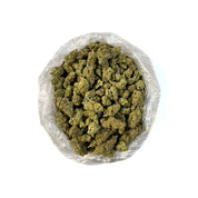 PUFFY Jelly Cake is an indica-dominant hybrid THCa strain resulting from a flavorful cross between Biscotti and Sunset Sherbet. The aroma is a delicate fusion of creamy richness and soft floral notes, creating a smooth and inviting sensory experience. The buds are dense and chunky with deep green and purple hues, bright orange pistils, and a thick layer of sticky white trichomes. Consumers often report euphoric effects that start with an uplifting boost in mood and happiness, gradually easing into a calming