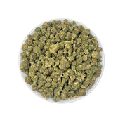 PUFFY Jelly Donut is an indica-dominant hybrid THCa strain, born from the flavorful cross between Girl Scout Cookies and King Louis XIII. The aroma is a rich blend of woody, creamy, and peppery notes, creating a warm and sophisticated scent profile. Visually, the buds are dense, with deep forest green and purple tones, bright orange pistils, and a frosty trichome coating. Consumers commonly describe an uplifting, mood-enhancing high that starts with a wave of cerebral euphoria and gradually transitions into