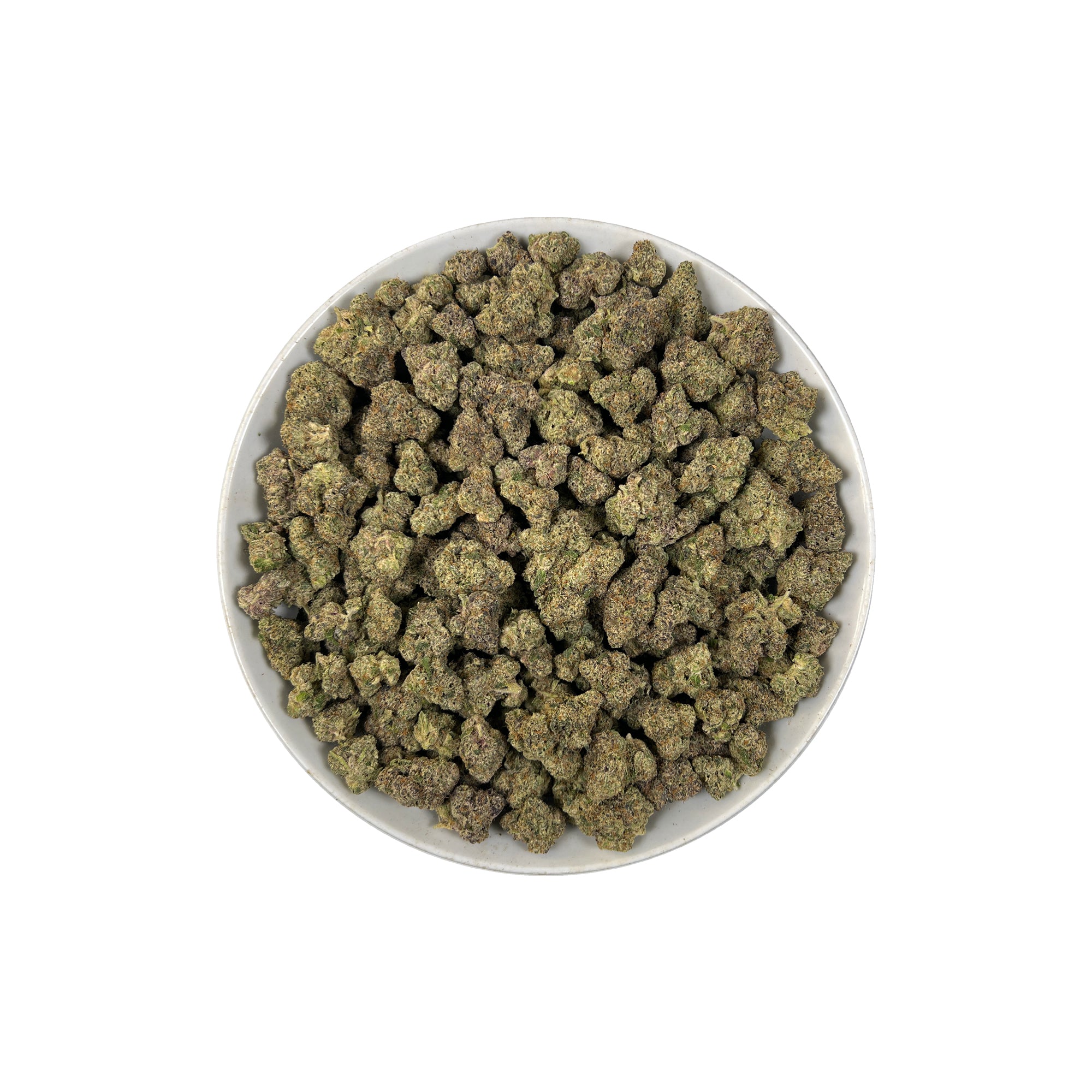 PUFFY Kushy Runtz is an indica-dominant hybrid THCa strain, born from the legendary pairing of Kush and Runtz. The aroma bursts with sweet candy notes, layered with tropical fruitiness and a distinctive gassy undertone. Visually, dense forest green buds with purple hues and fiery orange pistils are coated in sticky trichomes. Consumers often report a relaxing, calming body sensation paired with a happy, uplifted mood, featuring a smooth onset that can lead to deep, soothing relaxation.